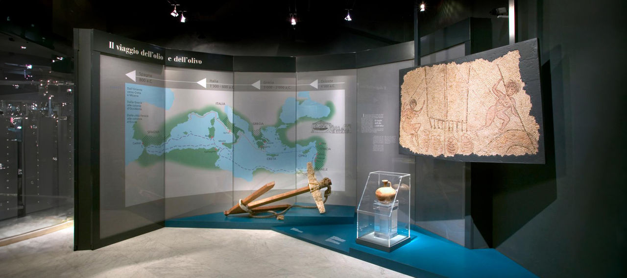 Museo dell’Olivo Carlo Carli sala dei viaggi dell'Olio e dell'olivo