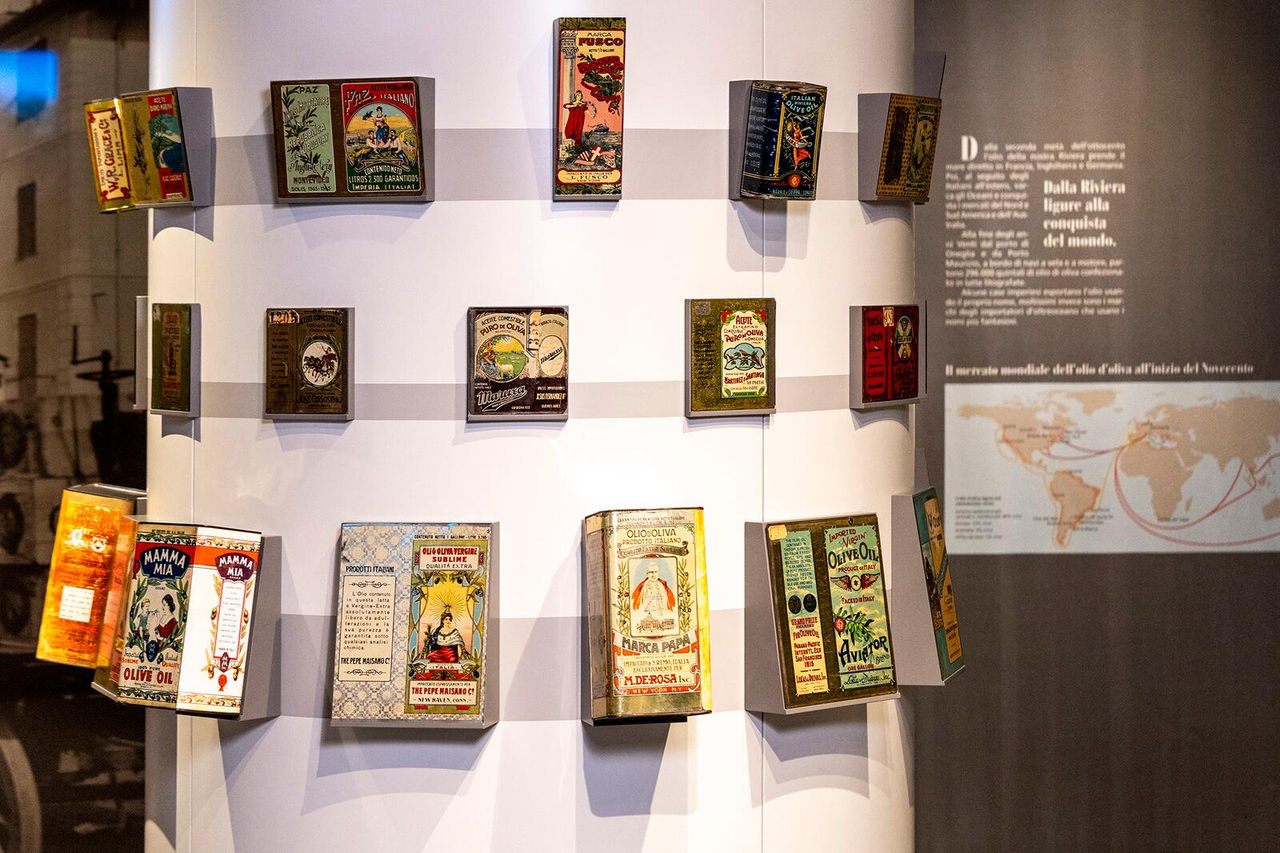 Sala Liguria del percorso del Museo dell Olivo Carli.