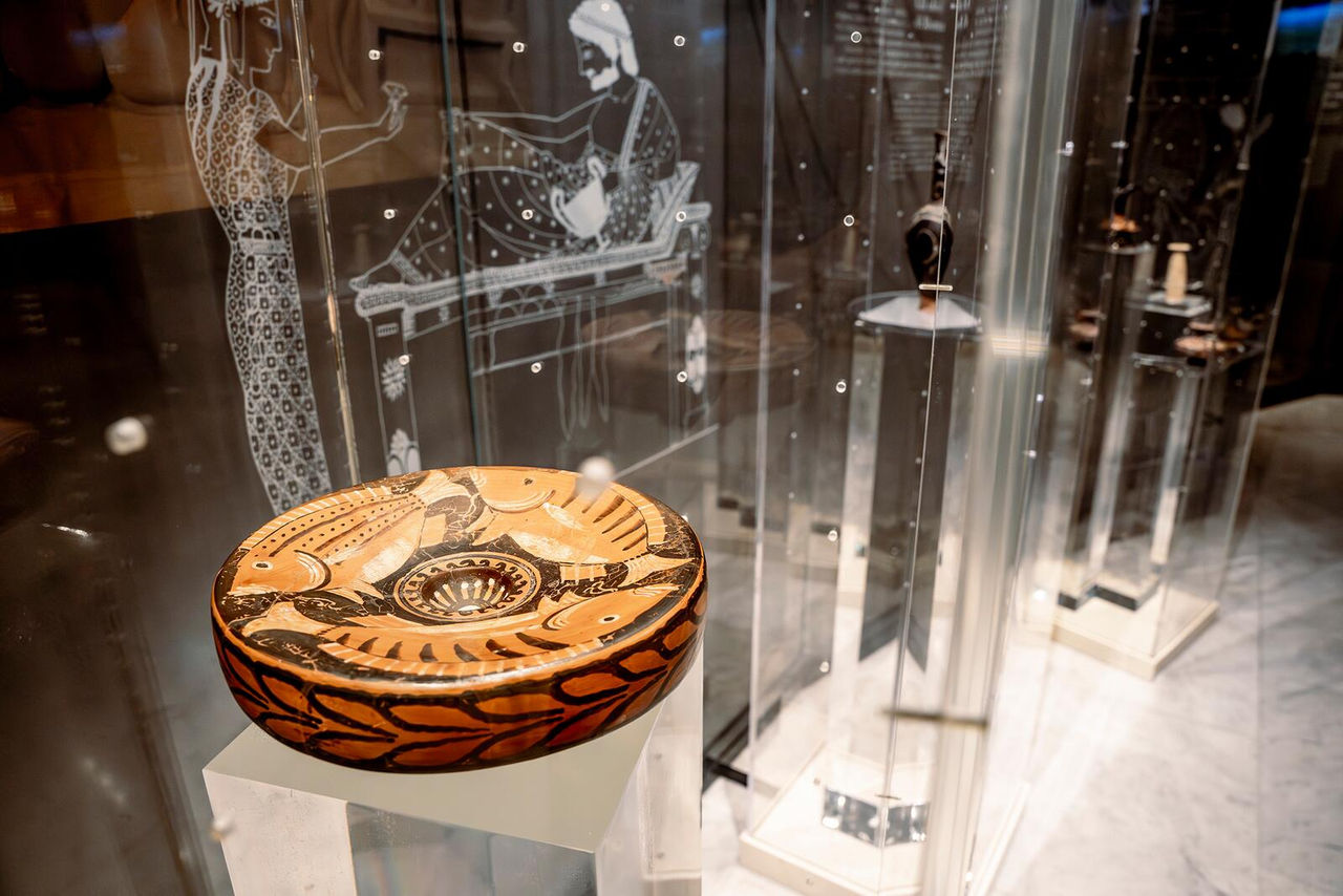 Sala Italia del Museo dell Olivo Carli.