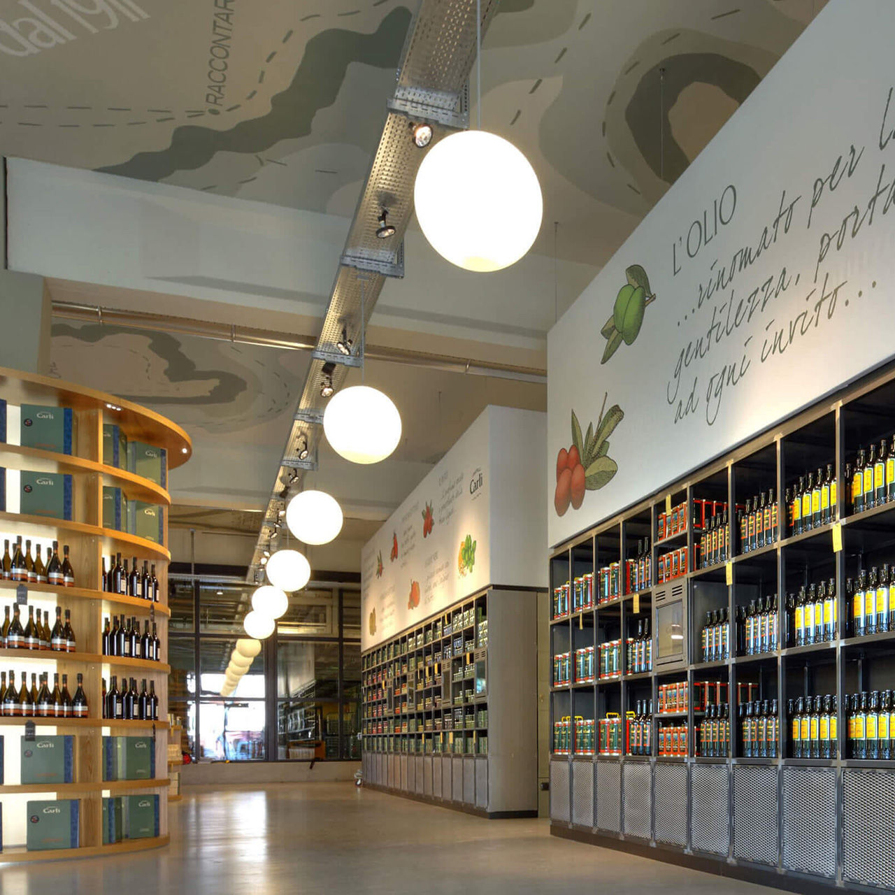 Vista interna Emporio Fratelli Carli Imperia
