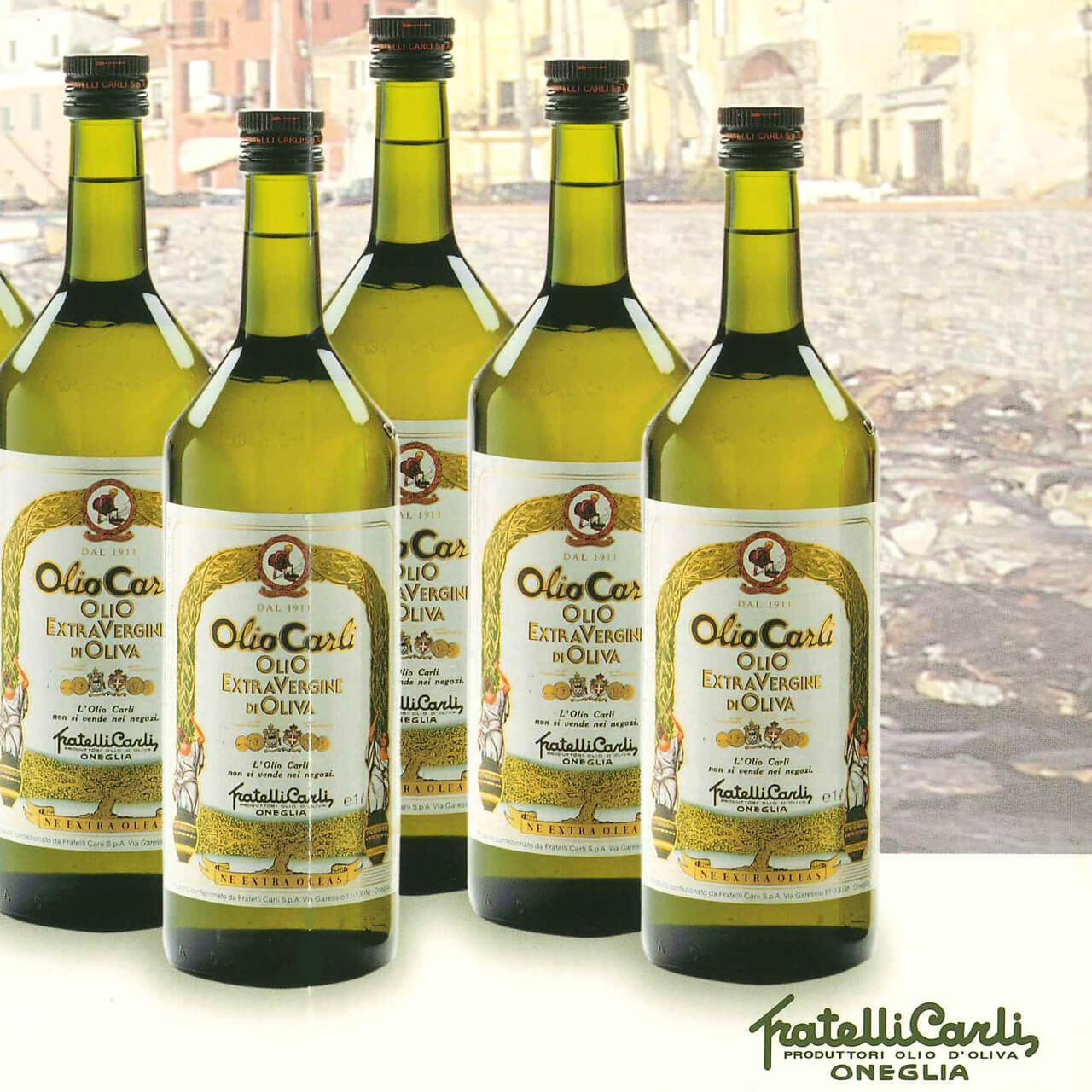 Immagine d'archivio raffigurante bottiglie di Olio Carli
