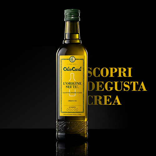 Scopri, degusta, crea: la bottiglia d'Olio Extra Vergine di Oliva che ogni partecipante può creare alla fine del corso