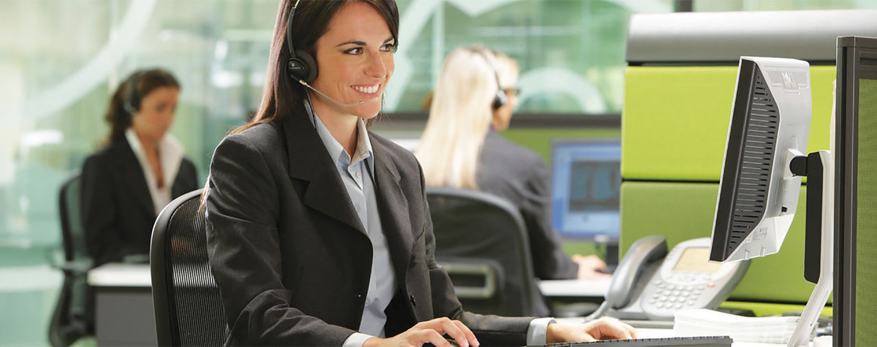 Addetta al call center