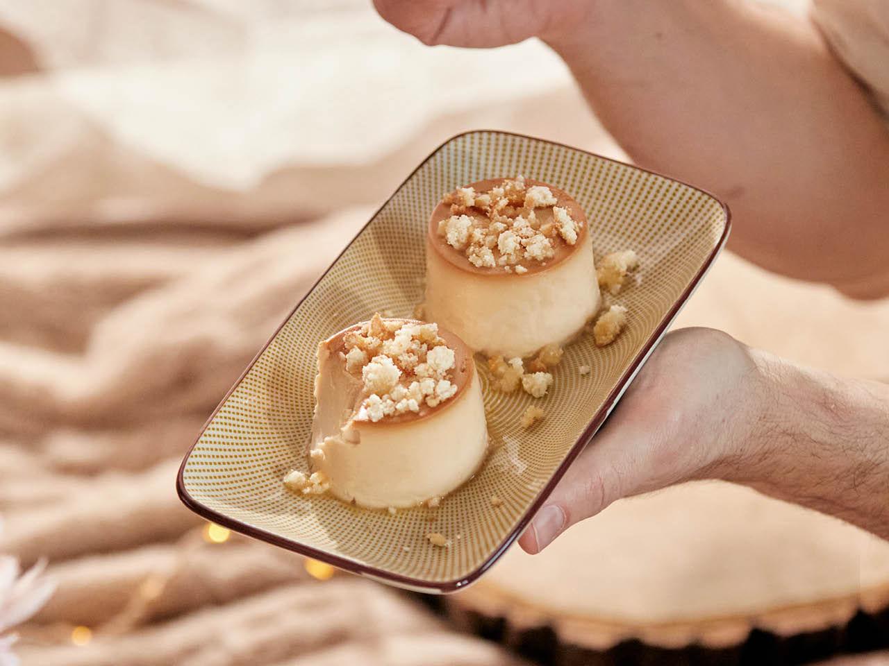 Panna cotta al caramello