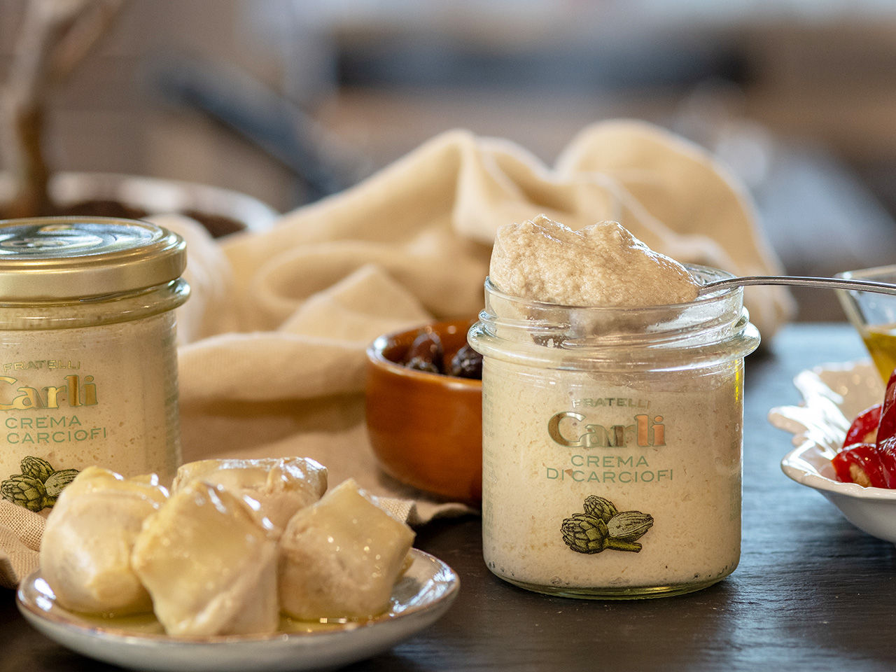 Vasetti di Crema di Carciofi Fratelli Carli