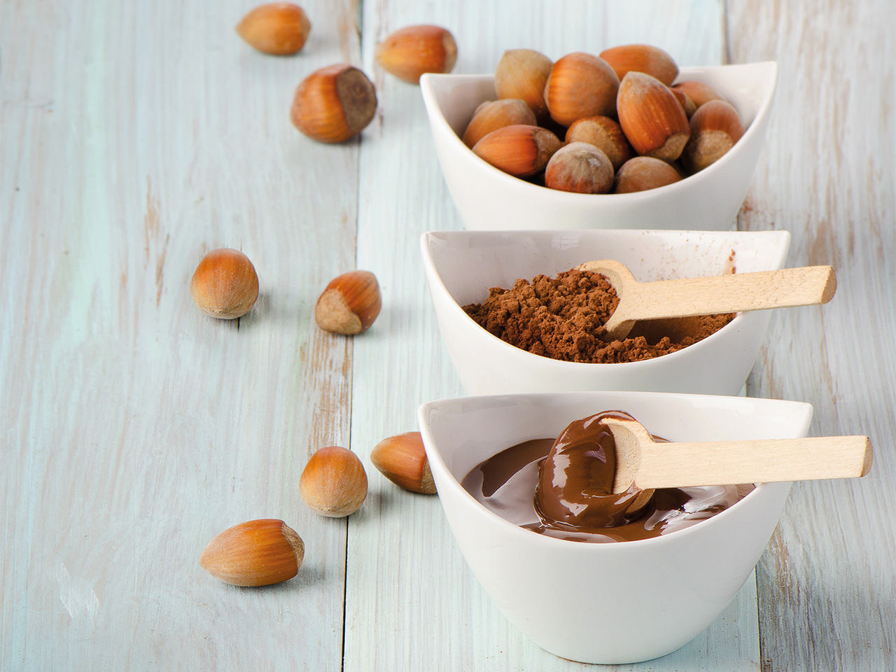 Crema di Nocciole e Cacao Fratelli Carli, Nocciole e Cacao in polvere