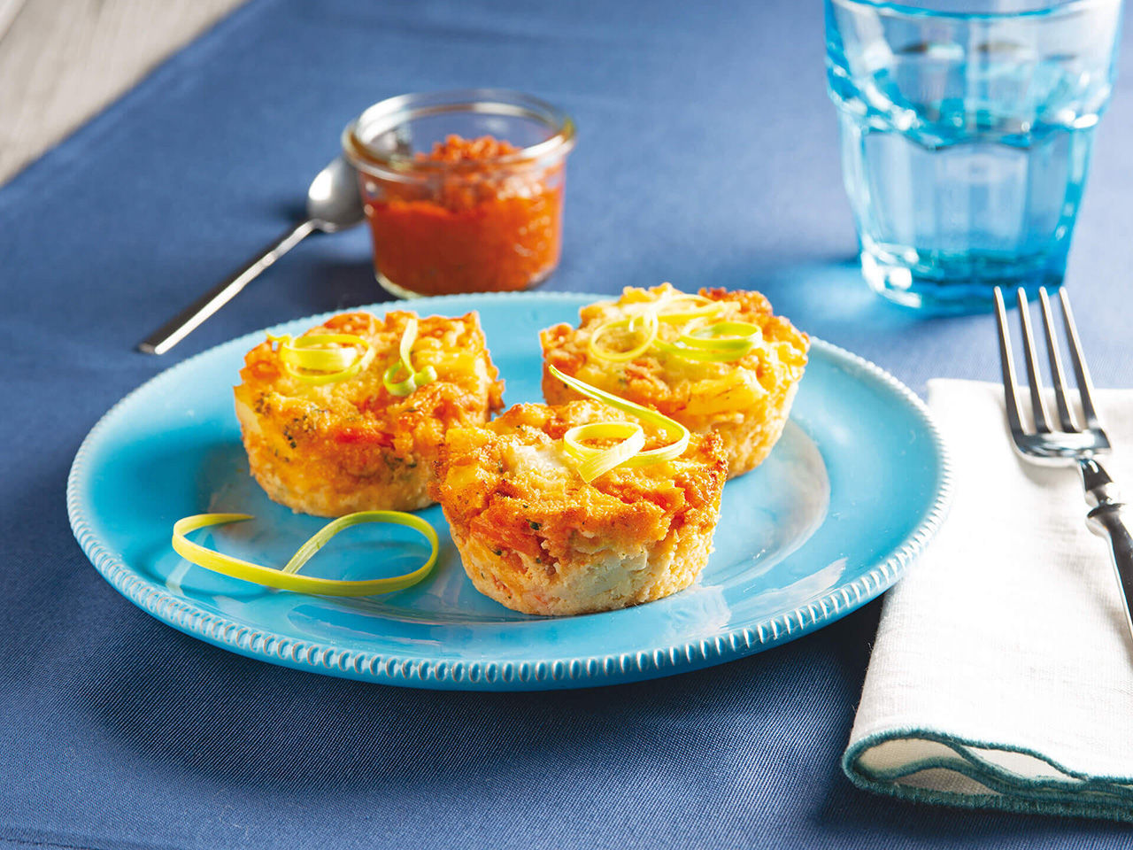 Mini flan con Pomodori Secchi Fratelli Carli