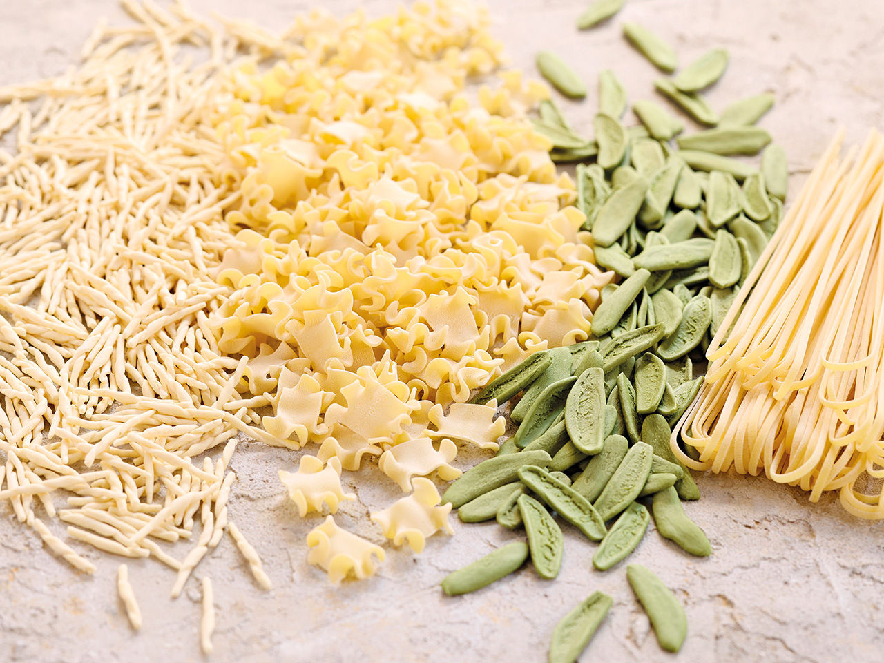 Diversi formati di pasta Fratelli Carli