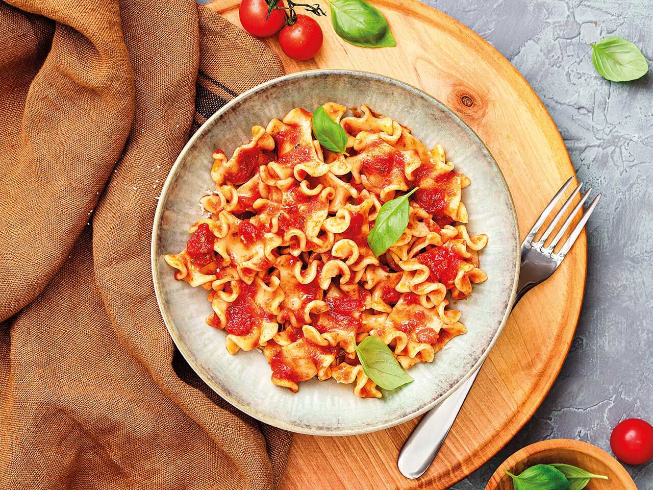 Lasagnette Ricce  e Sugo Pomodoro e Basilico Fratelli Carli