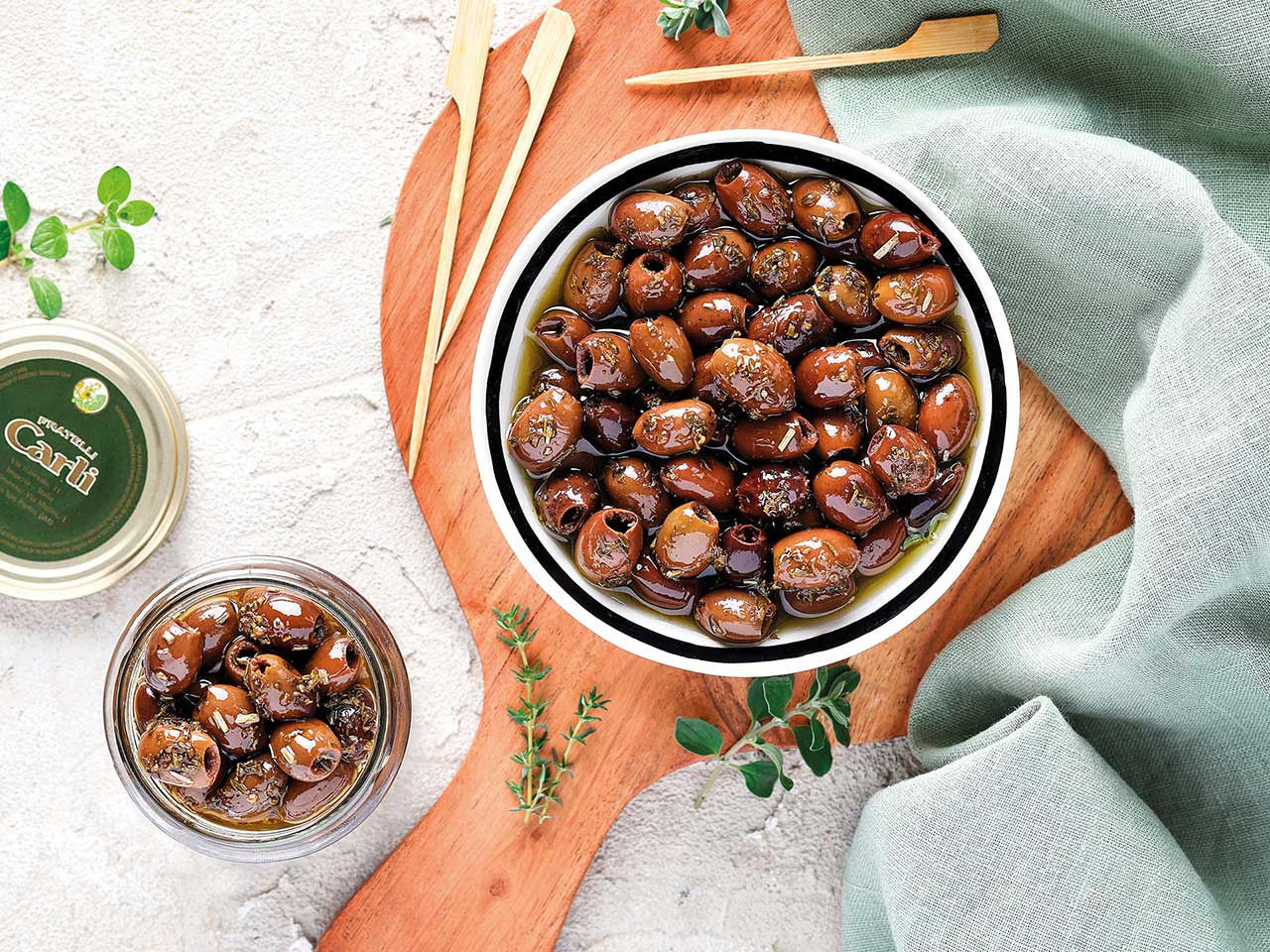 Ciotola di Olive aromatizzate Fratelli Carli