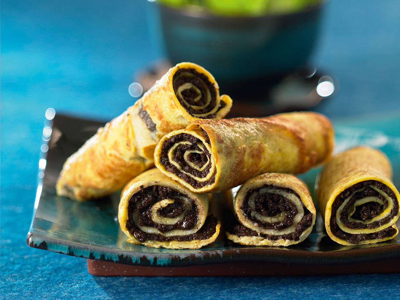 Crespelle ripiene di Patè di Olive Taggiasche Fratelli Carli