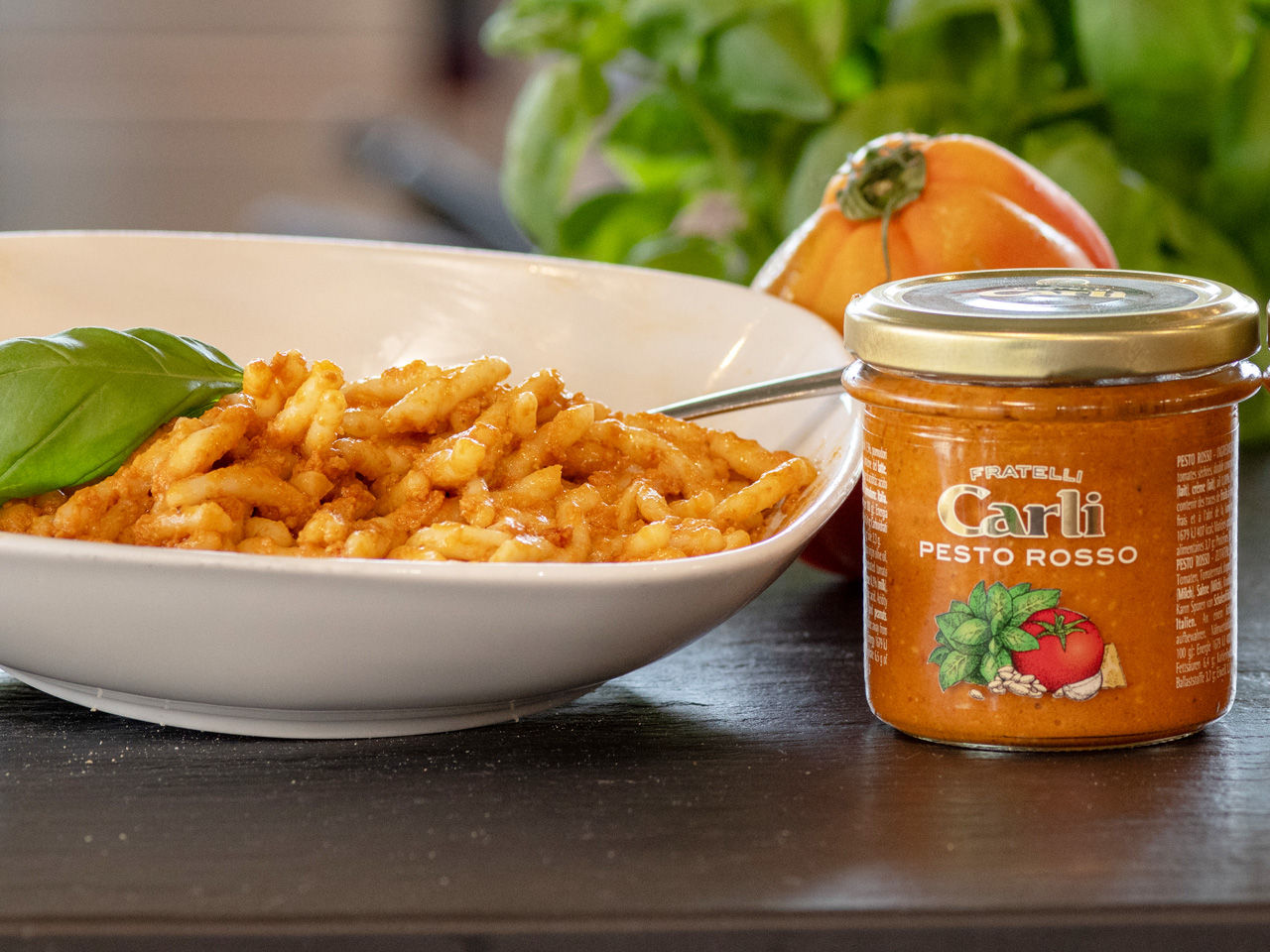 Trofiette al Pesto Rosso Fratelli Carli
