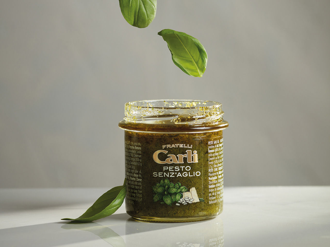 Pesto senza aglio Fratelli Carli  in vasetto