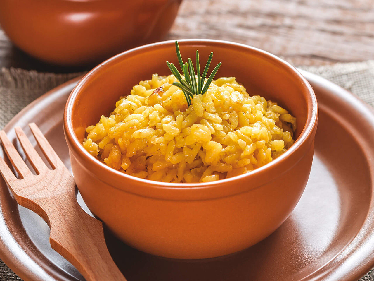 Piatto di Risotto allo zafferano Fratelli Carli
