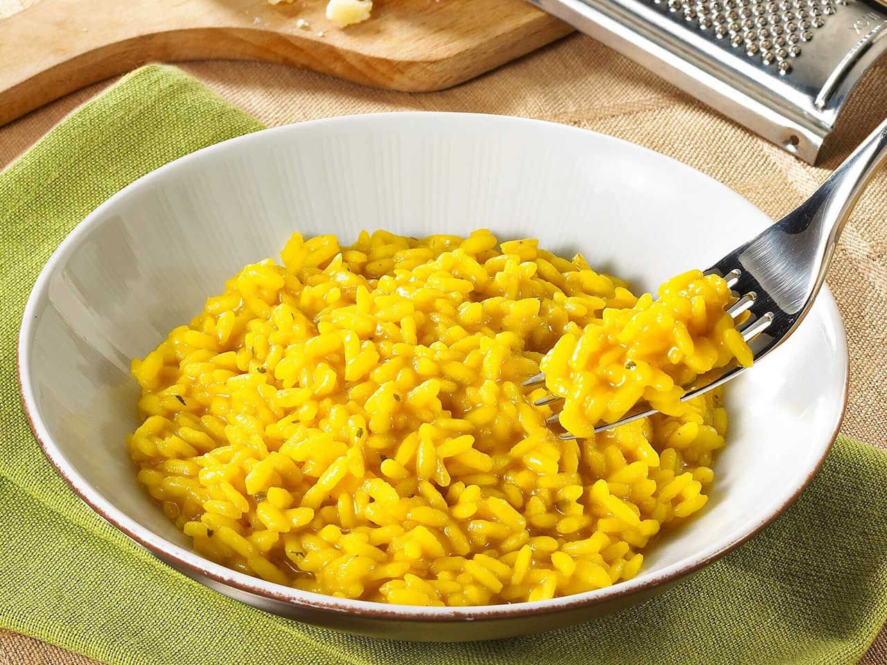 Piatto di Risotto allo zafferano Fratelli Carli