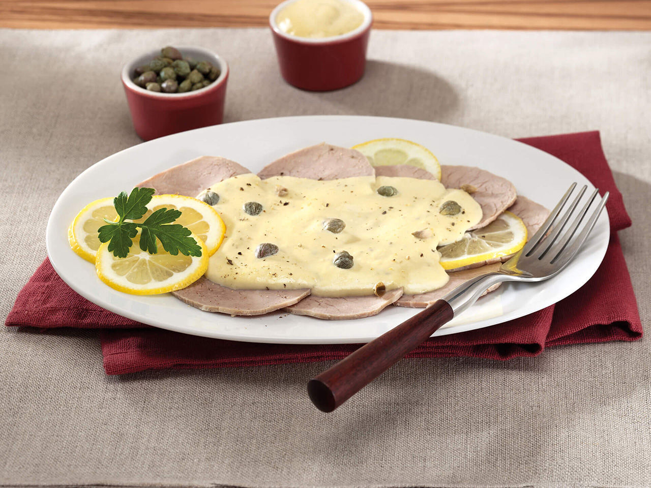 Vitello tonnato con Salsa Tonnata Fratelli Carli