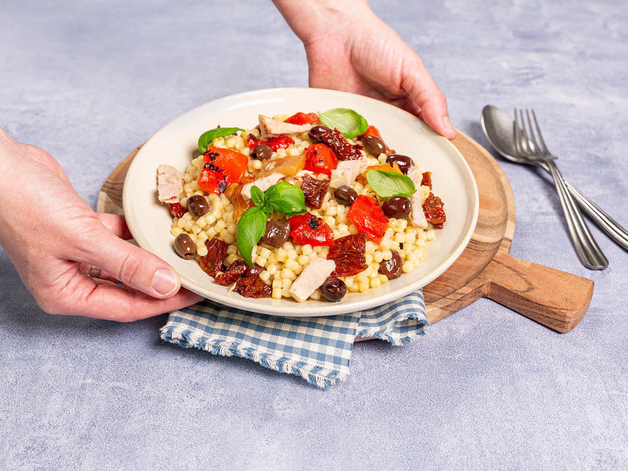 Piatto di Scucuzzun, Tonno bianco e Pomodori Secchi Fratelli Carli