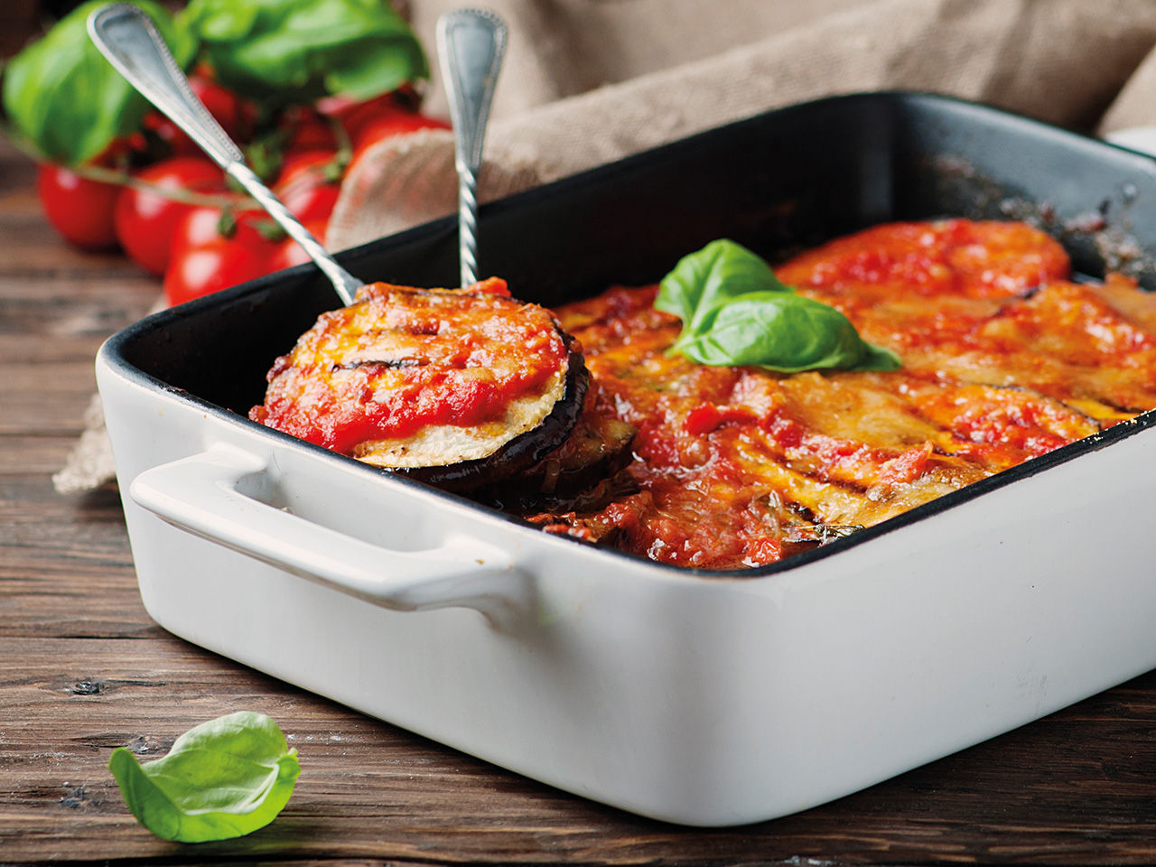 Melanzane alla parmigiana con Sugo di Melanzane Fratelli Carli