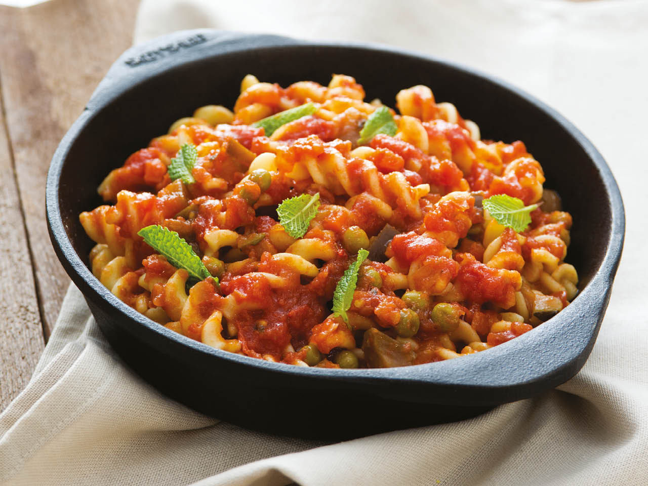 Piatto di fusilli conditi con Sugo alle Verdure Fratelli Carli